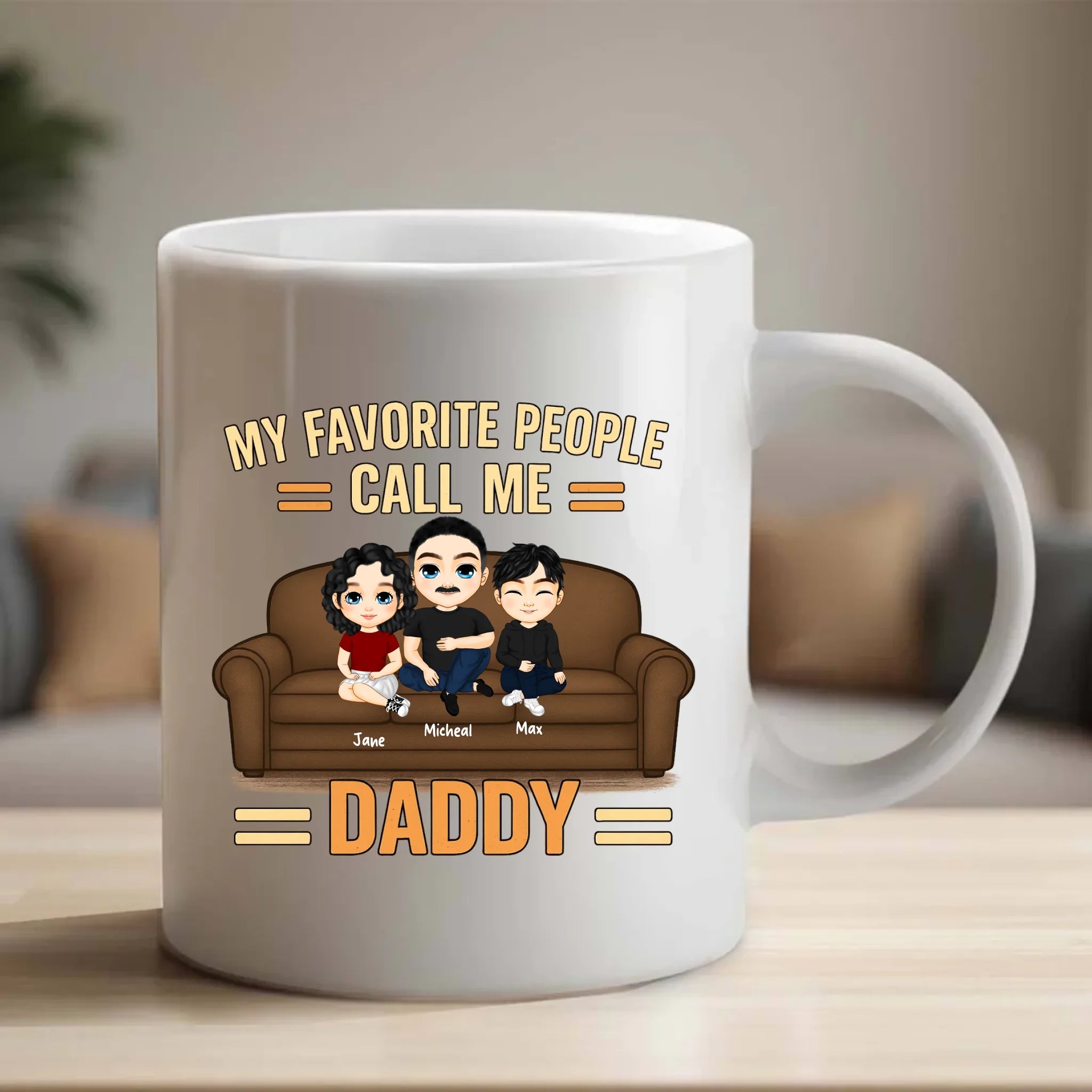 Personalized Mug Dad My Favourite People
