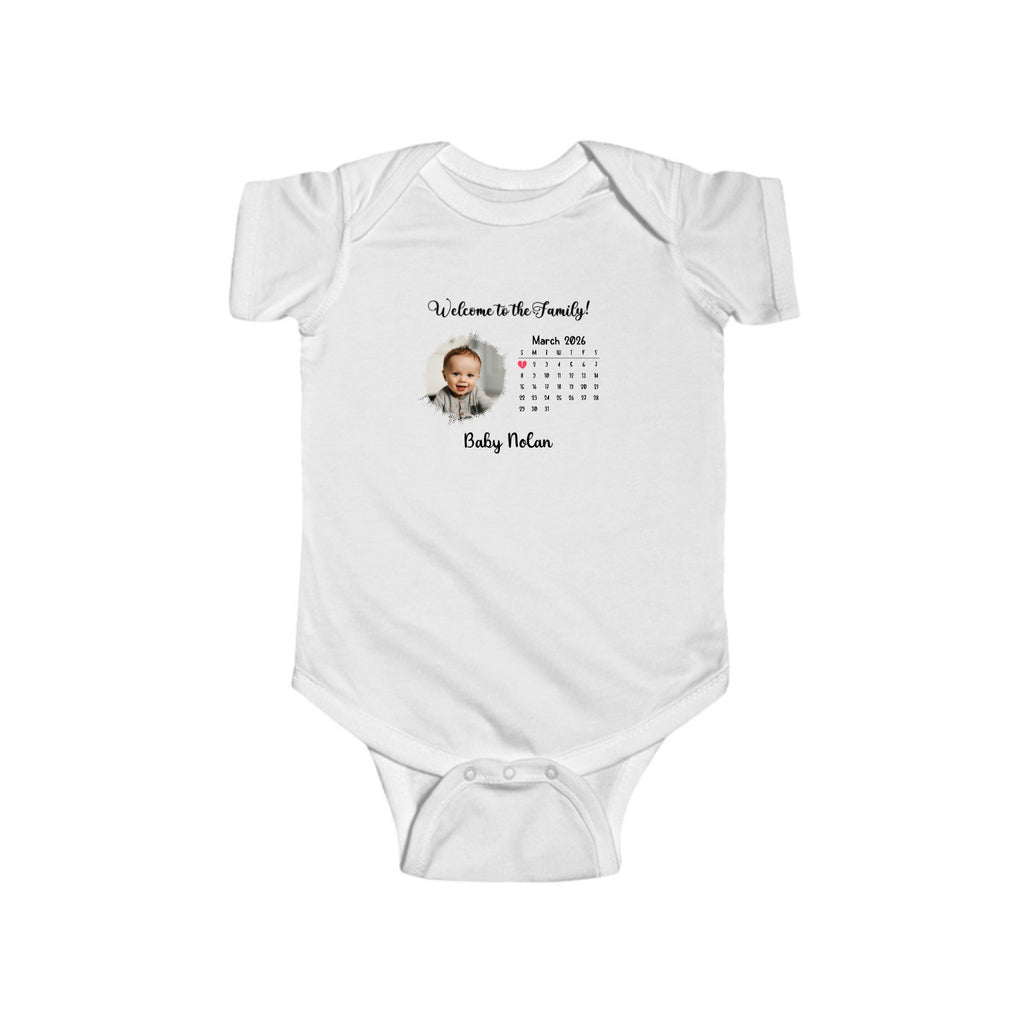 Personalized Newborn Onesie Welcome To The Family