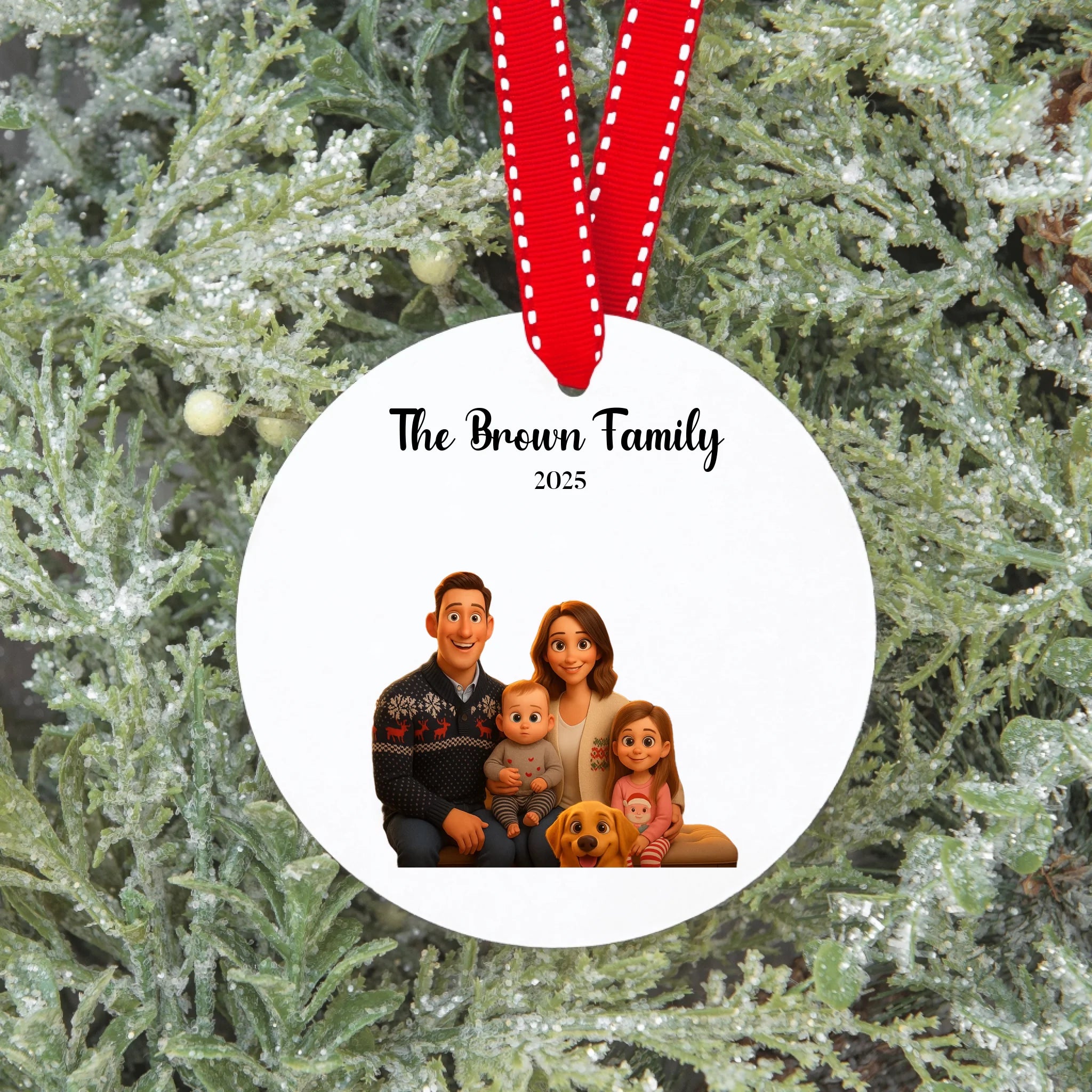 Personalized Ornament Family