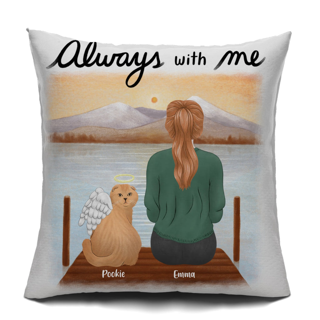 Personalized Pillowcase Always With Me Cat Memorial
