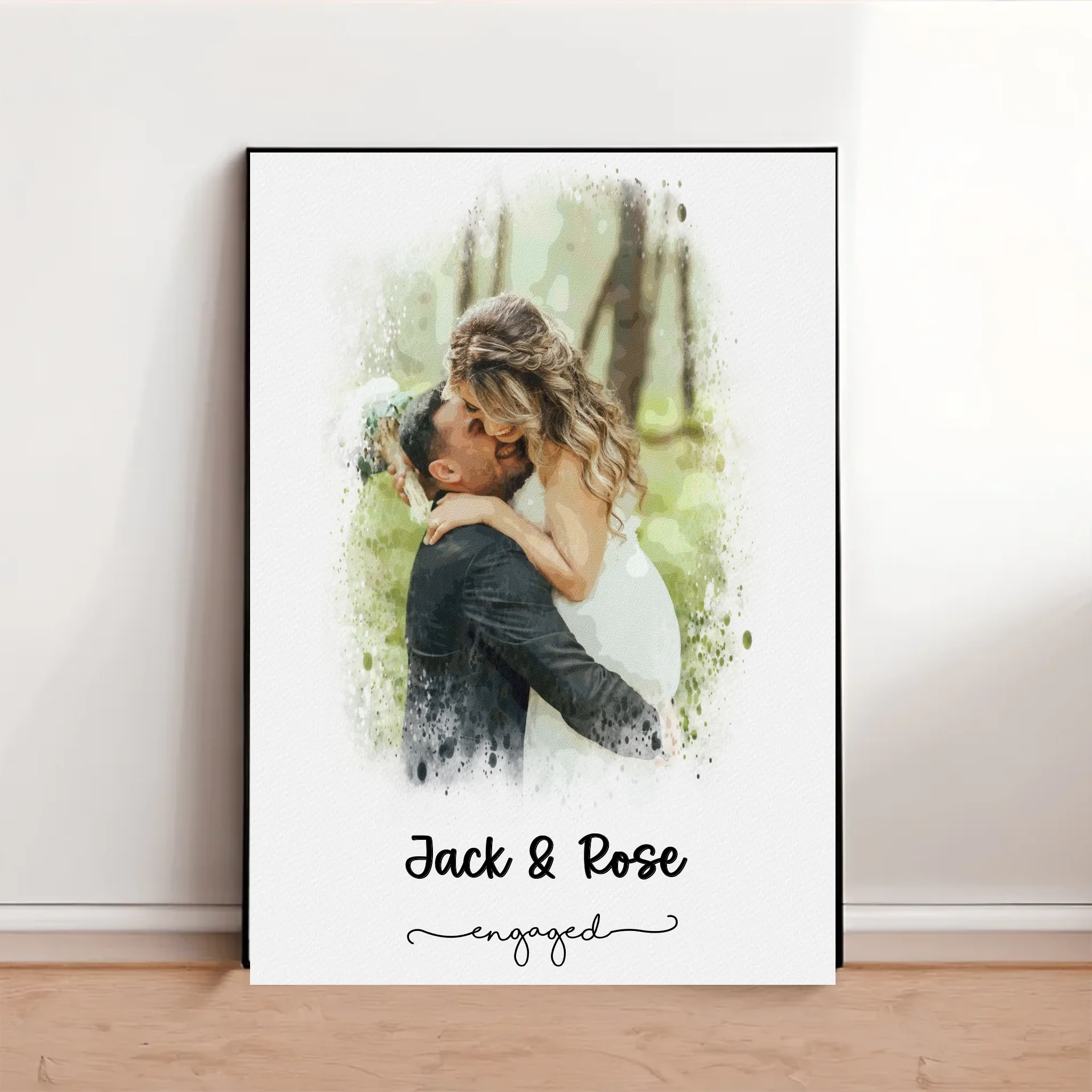 Personalized Poster For Couple With Photo