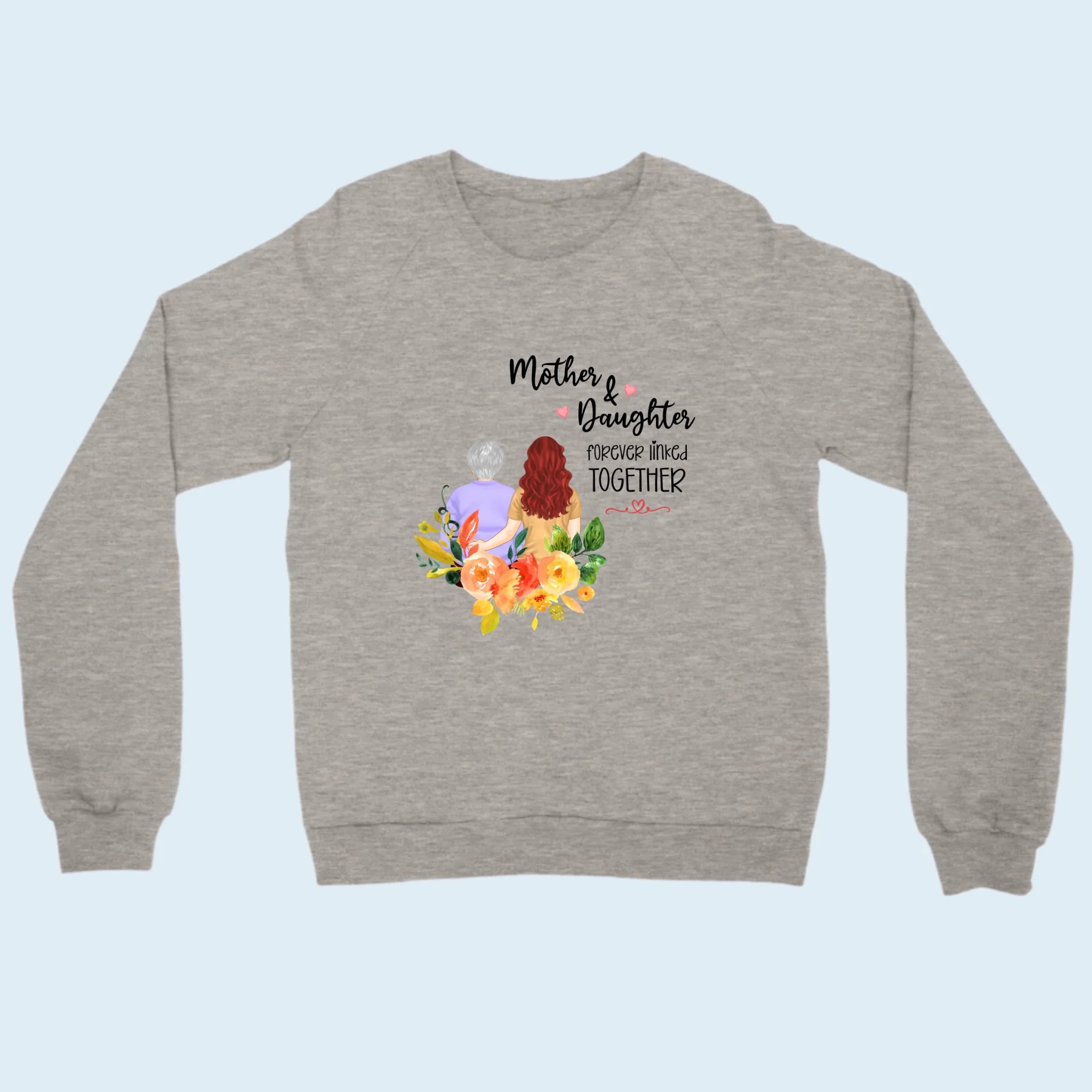 Personalized Sweatshirt Mom and Daughter