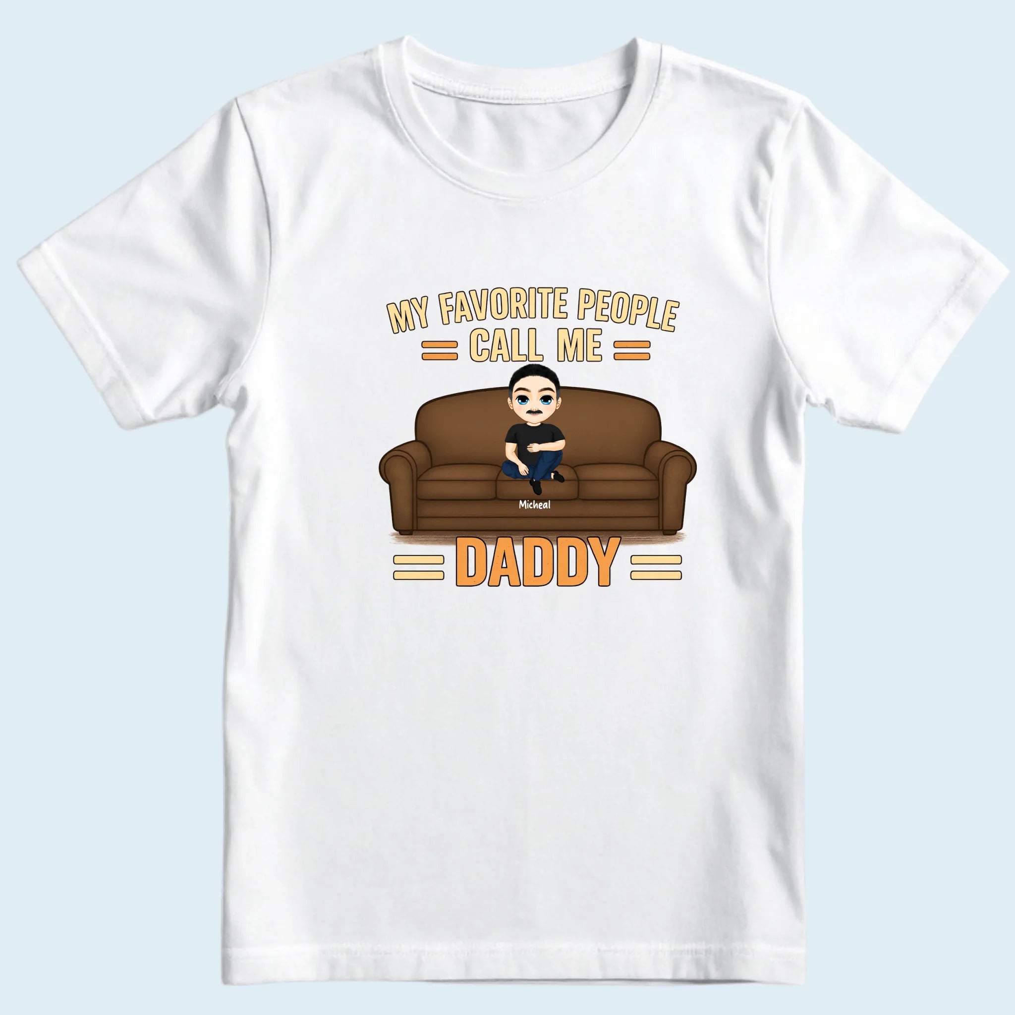 Personalized T-Shirt Dad My Favourite People