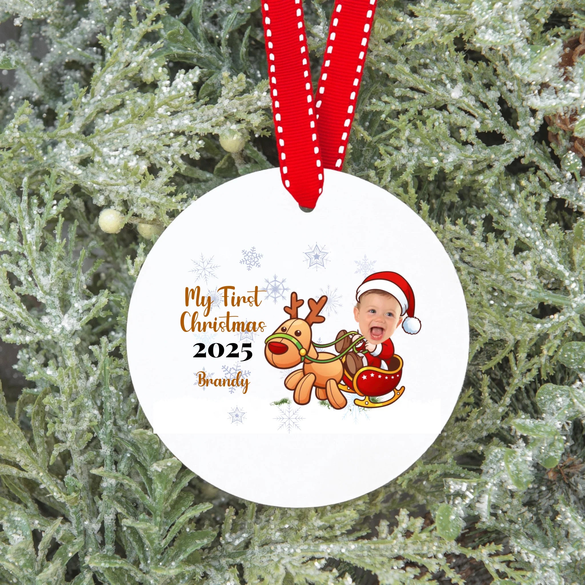 Personalized ornament Baby First Christmas