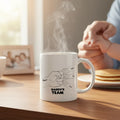 Personalized Mug Dad and Children Hands