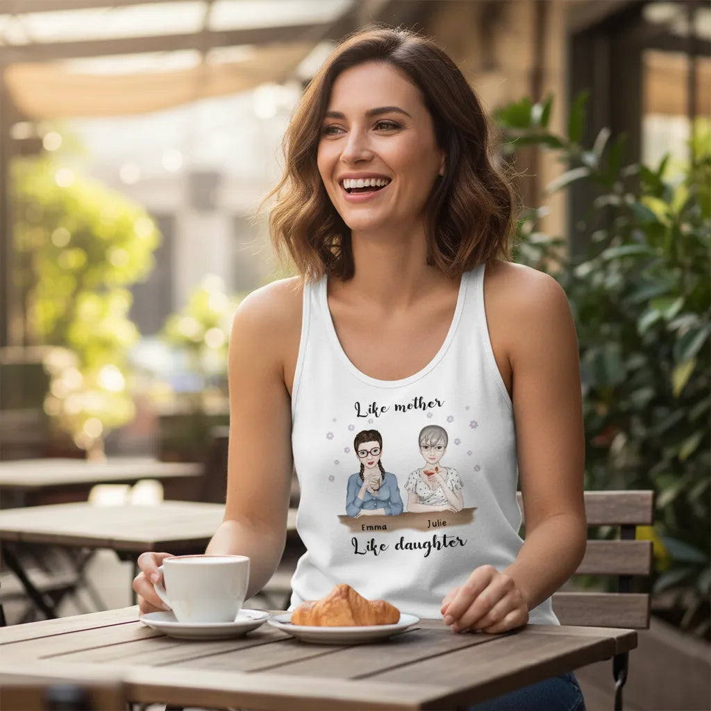 Personalized Women's Tank Top Like Mother Like Daughter
