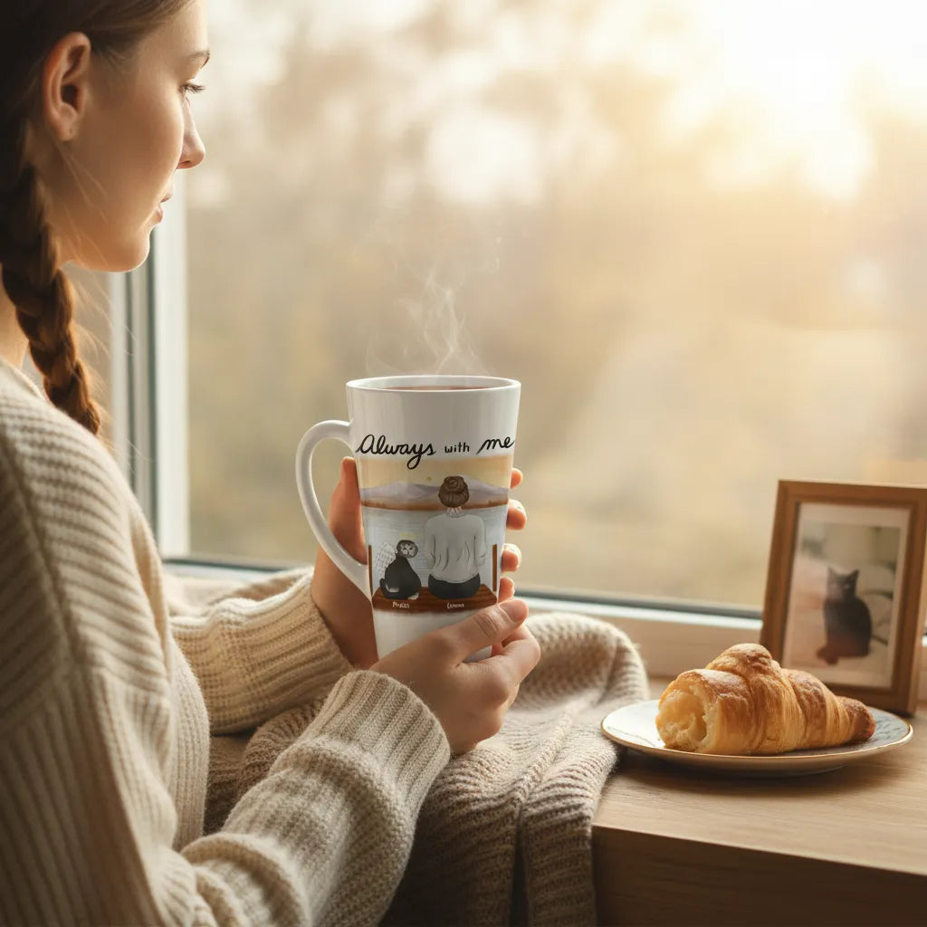 Personalized Mug Always With Me Cat