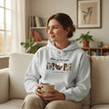 Personalized Hooded Sweatshirt Mom We Love You