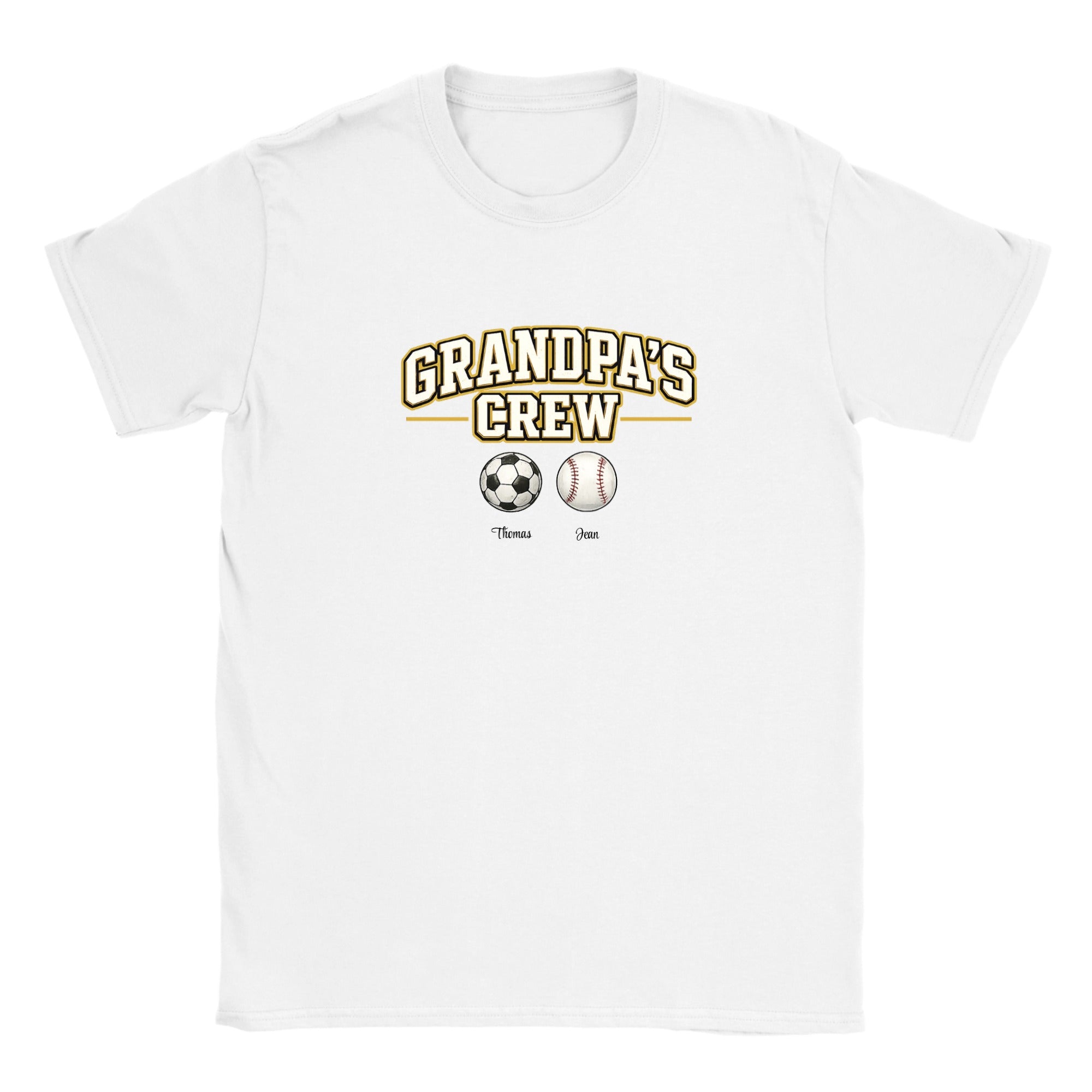 Personalized T-Shirt Grandpa's Crew