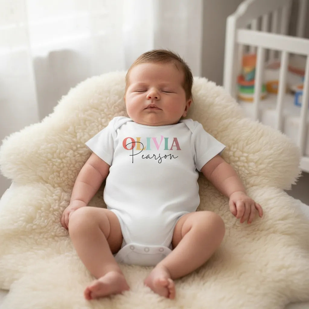 Personalized Baby Onesie With Name