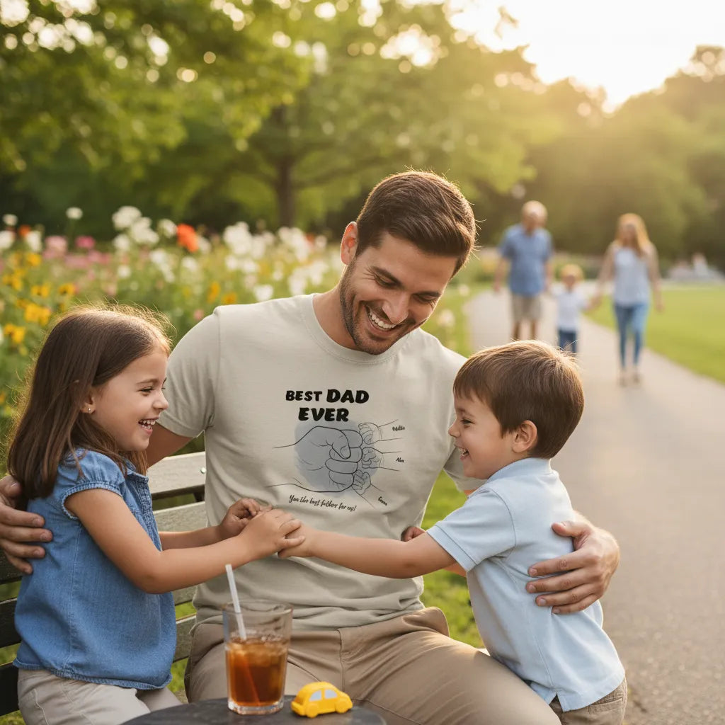 Personalized Tee Best Dad Ever