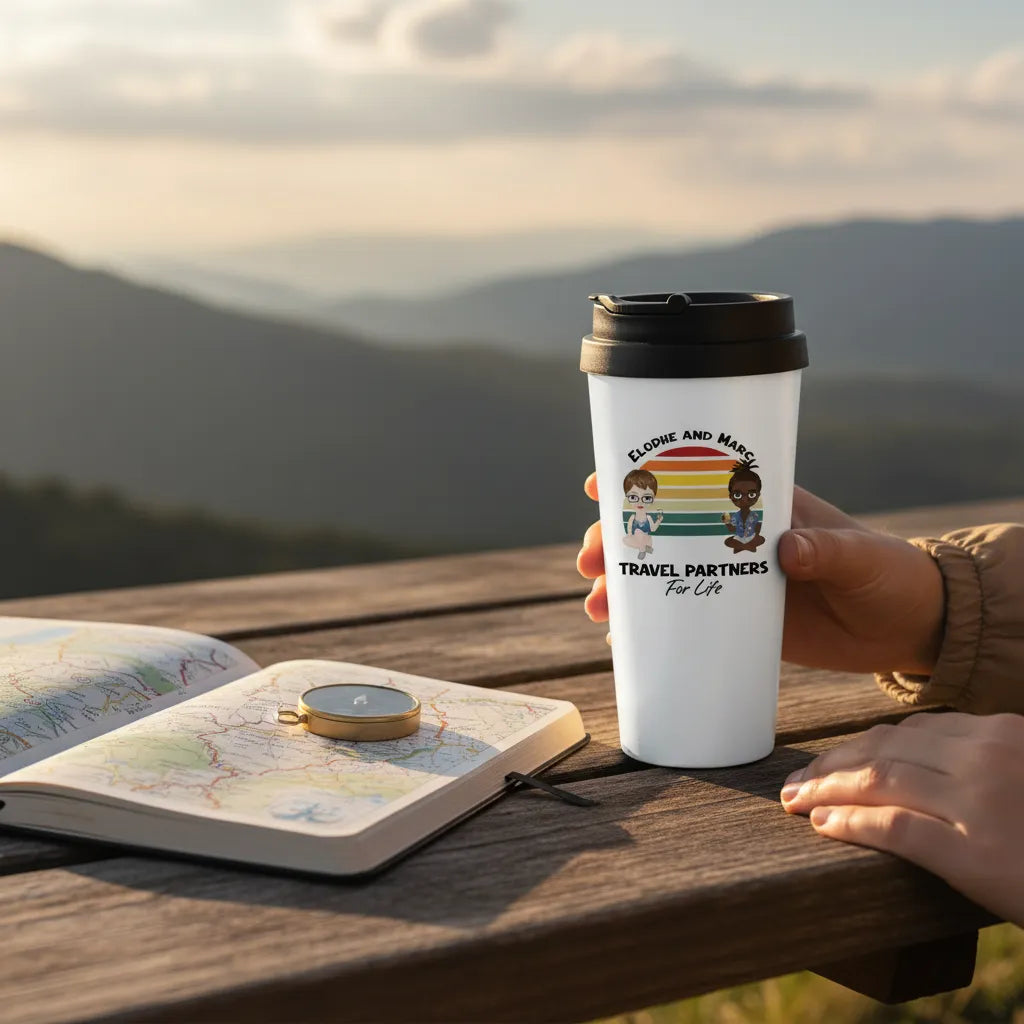 Customized Travel Mug Travel Partners For Life