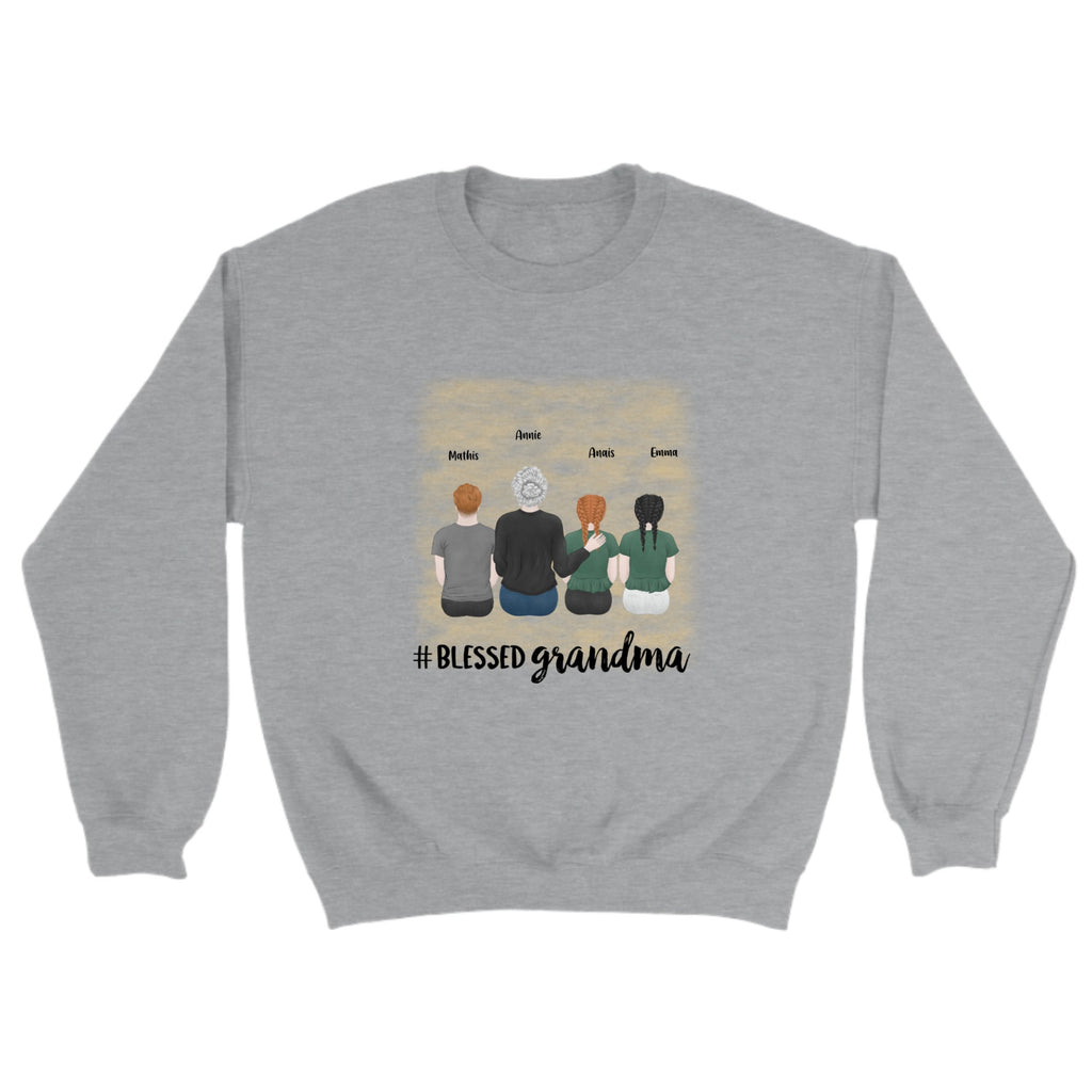 Personalized Sweatshirt Blessed Grandma