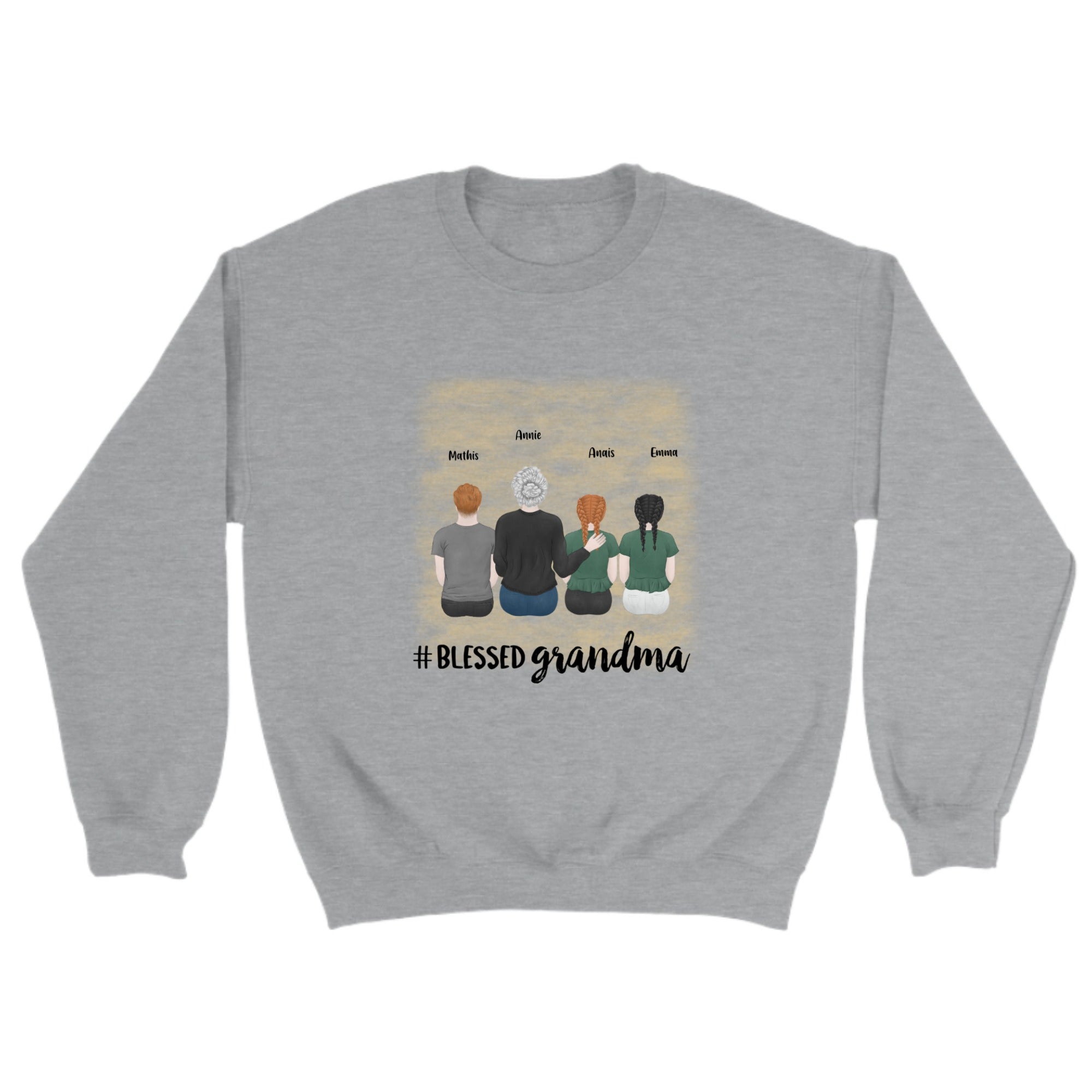 Personalized Sweatshirt Blessed Grandma
