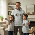 Personalized Hooded Sweatshirt Happy Father's Day