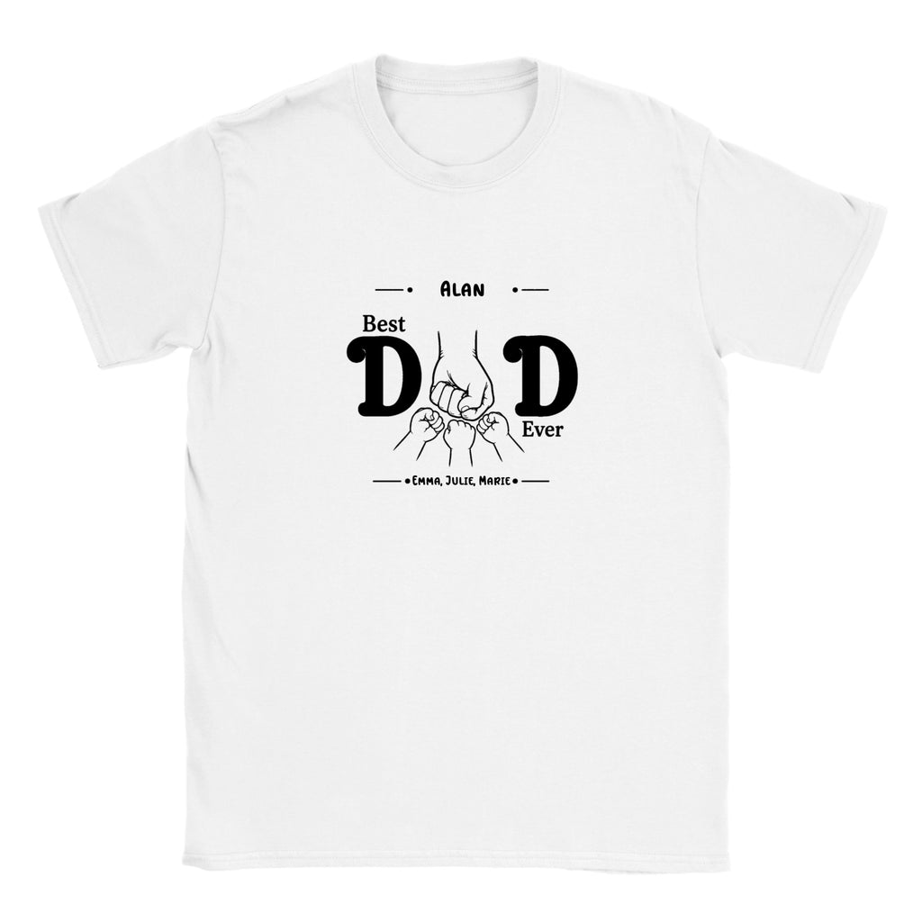 Personalized T-Shirt Best Dad Ever