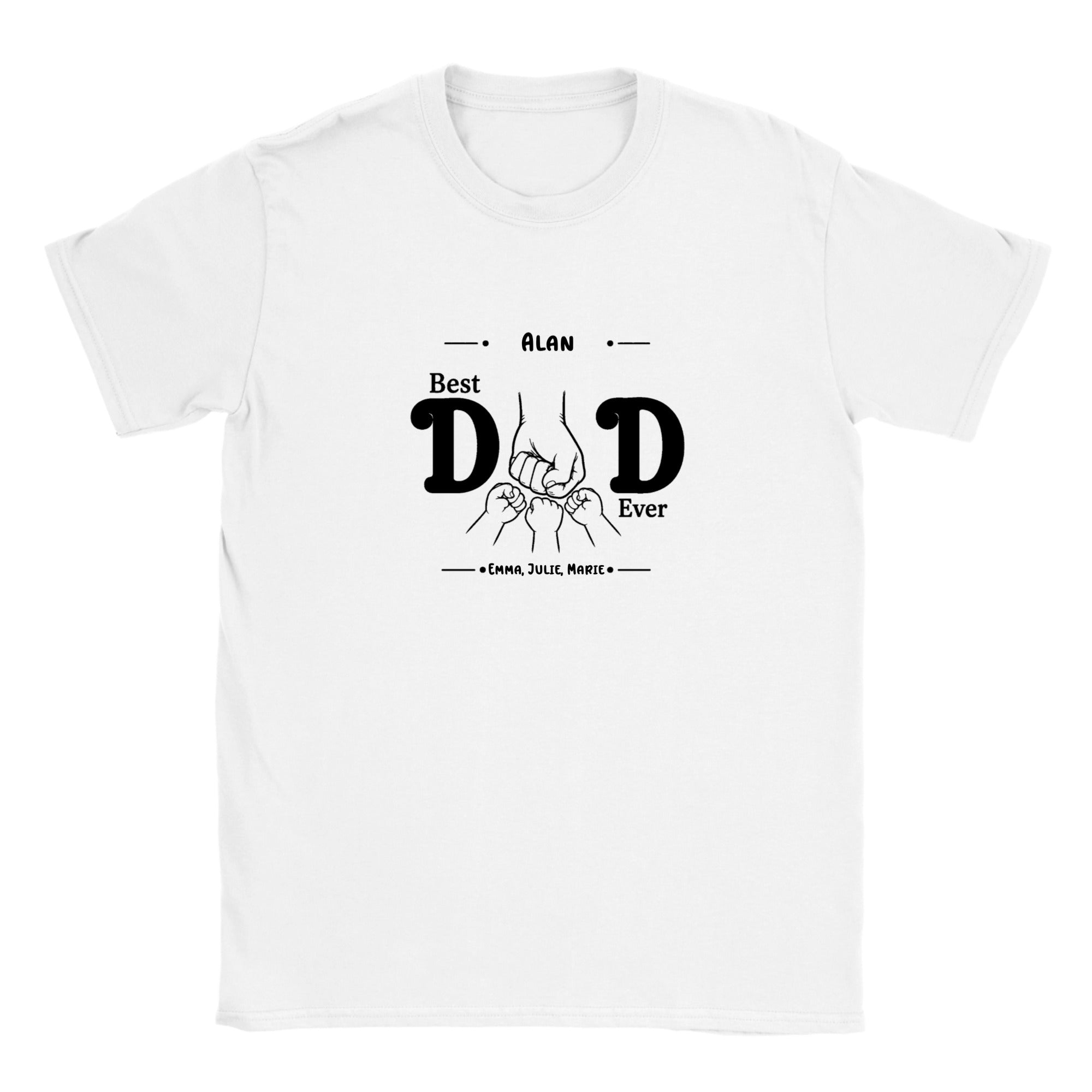 Personalized T-Shirt Best Dad Ever