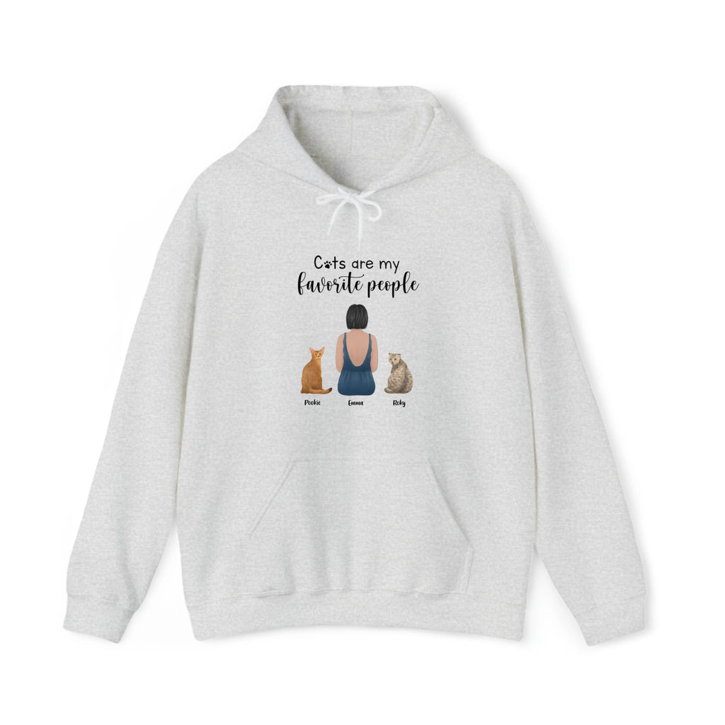 customized Hoodie Cats Are My Favourite People