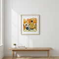 customized Poster Couple and Cat