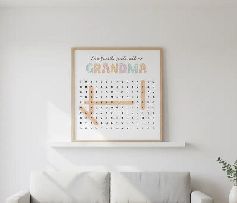 customized Poster My Favourite People Call Me Grandma