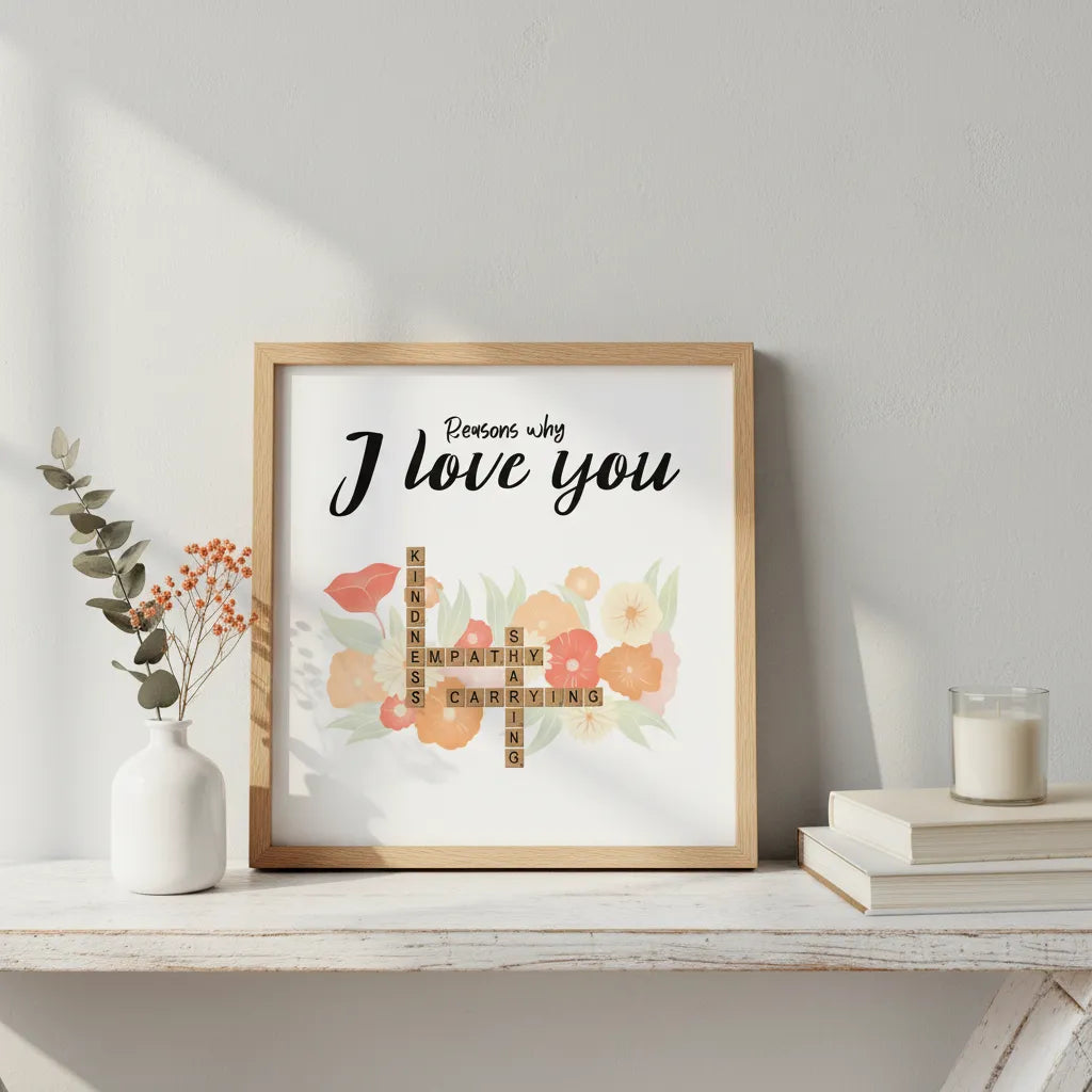 customized Poster Reasons Why I Love You