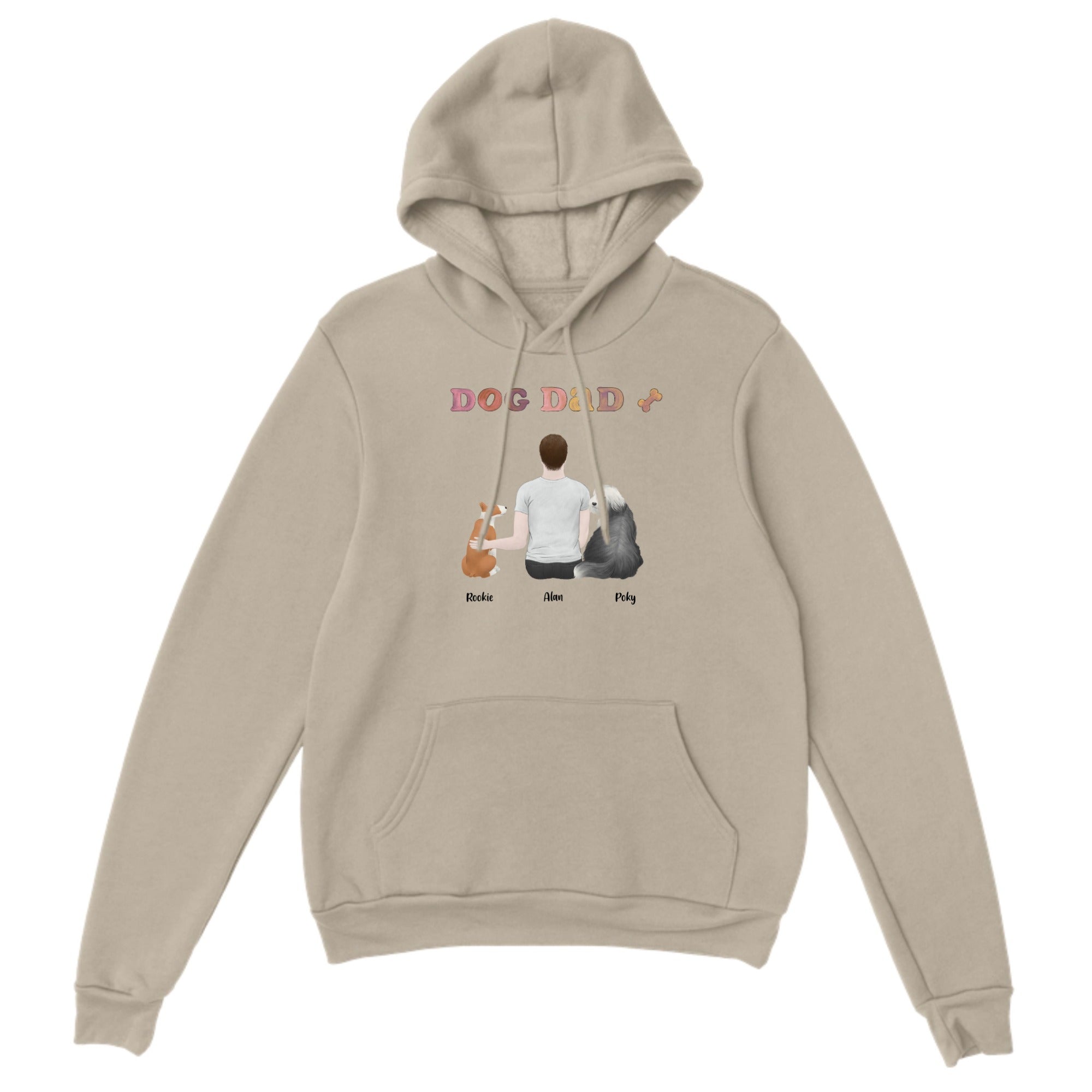 customized Pullover Hoodie Dog Dad