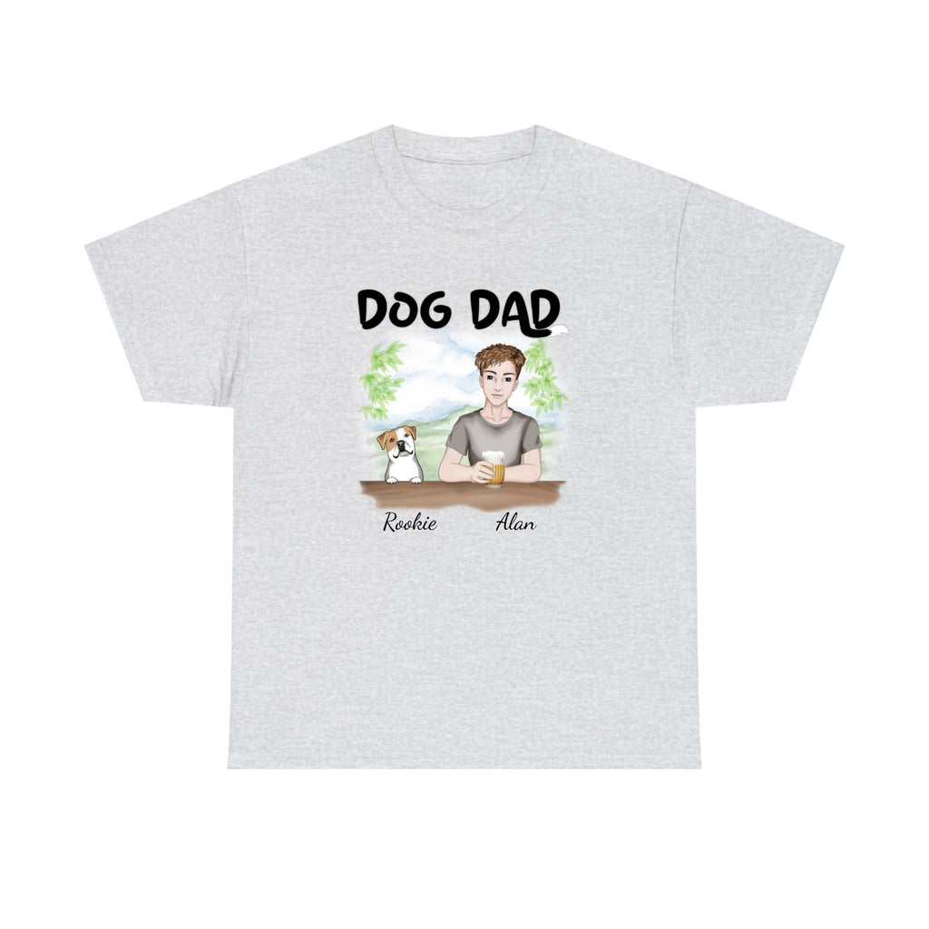 customized Tee Dog Dad