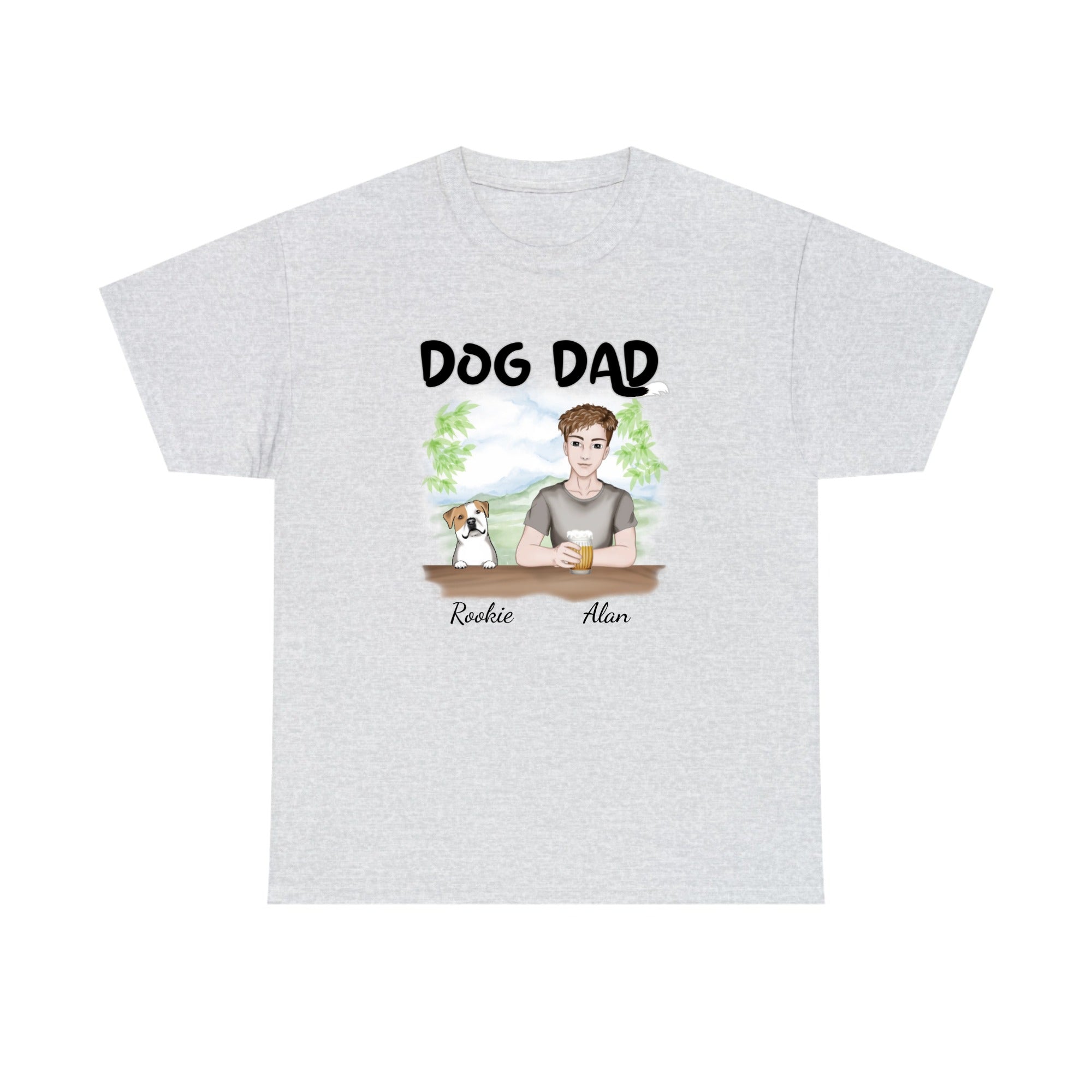 customized Tee Dog Dad
