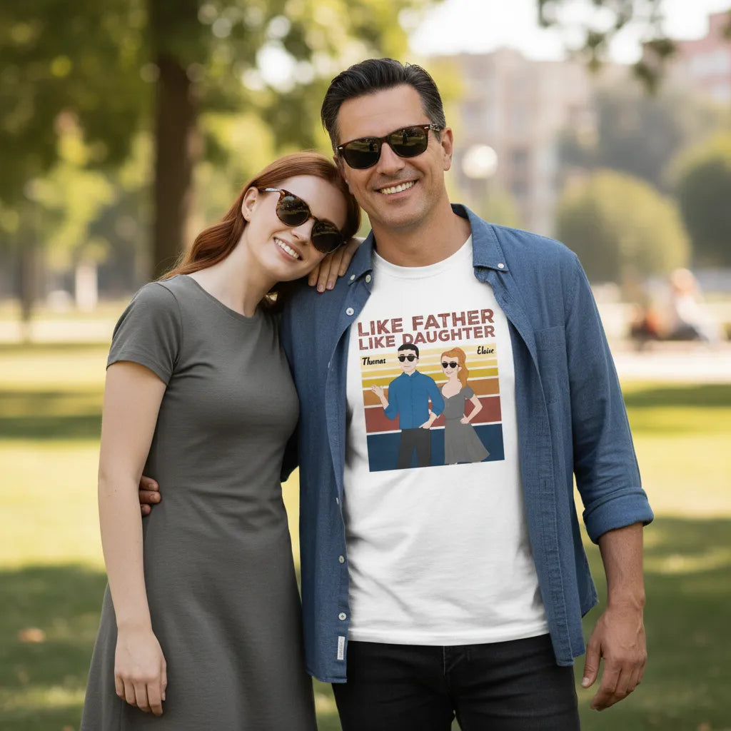 Personalized Shirt Like Father Like Daughter