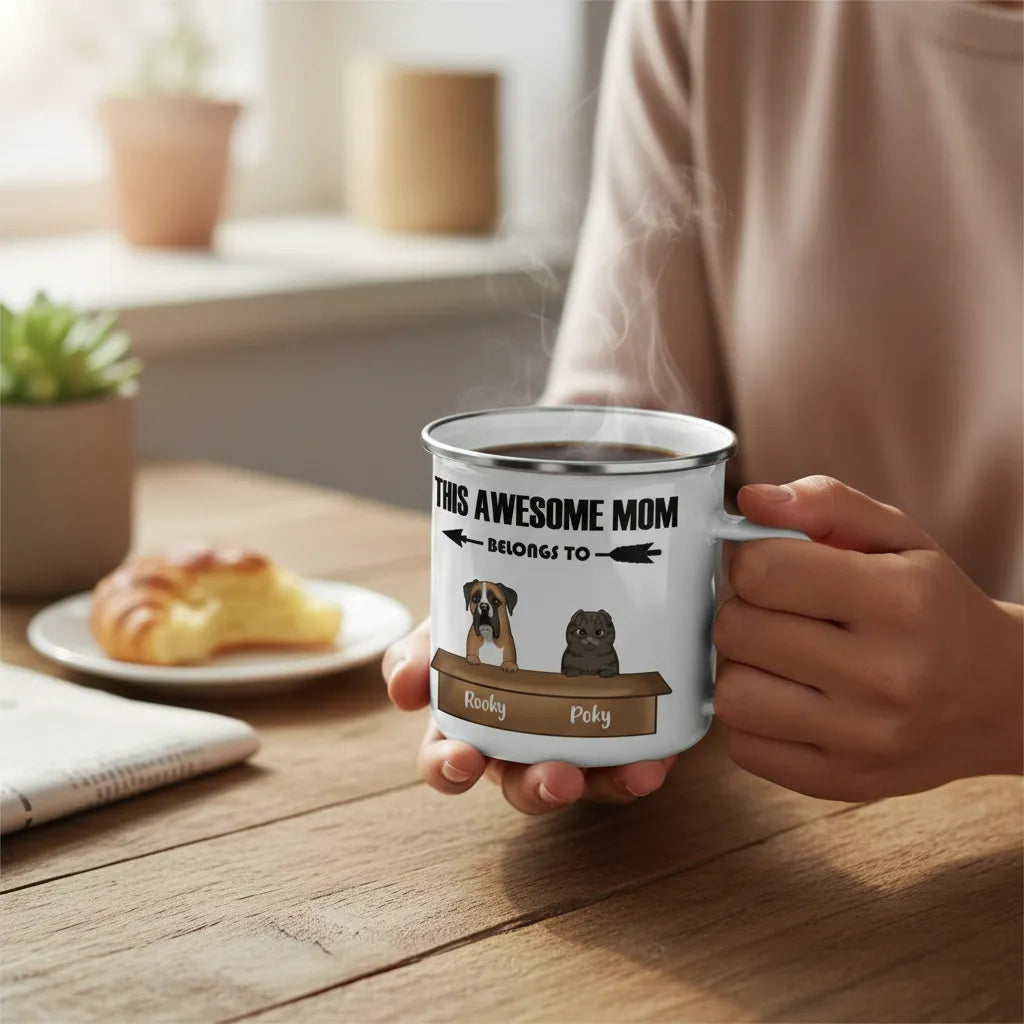 Personalized Camping Mug This Awesome Pet Mom Belongs To