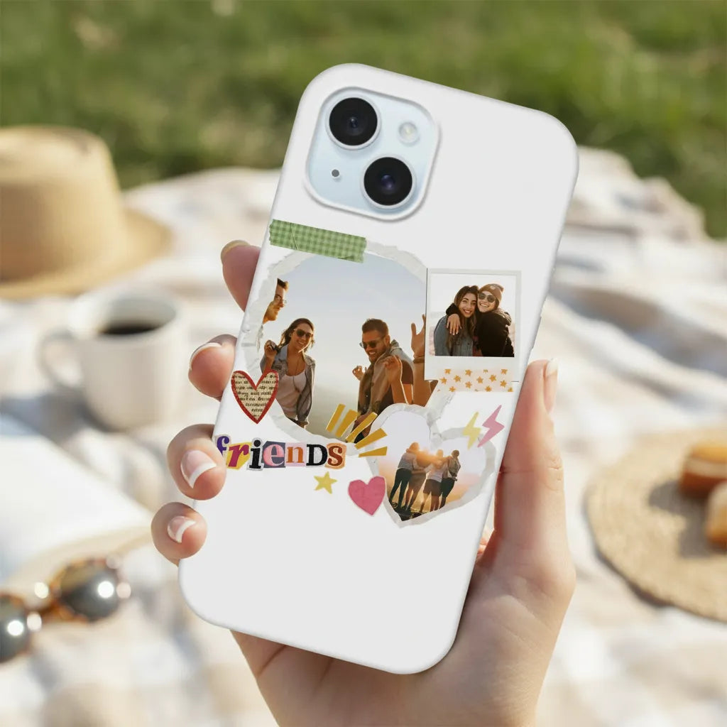 Personalized Phone Case Hands Friends