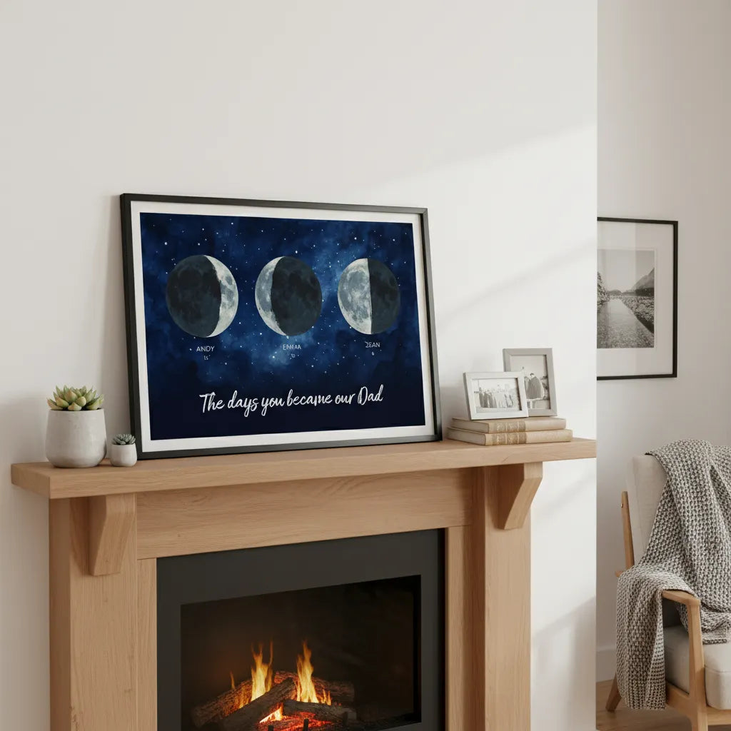 Personalized Poster The Days You Became Our Dad