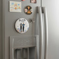 Personalized Round Magnet You and Me We Got This