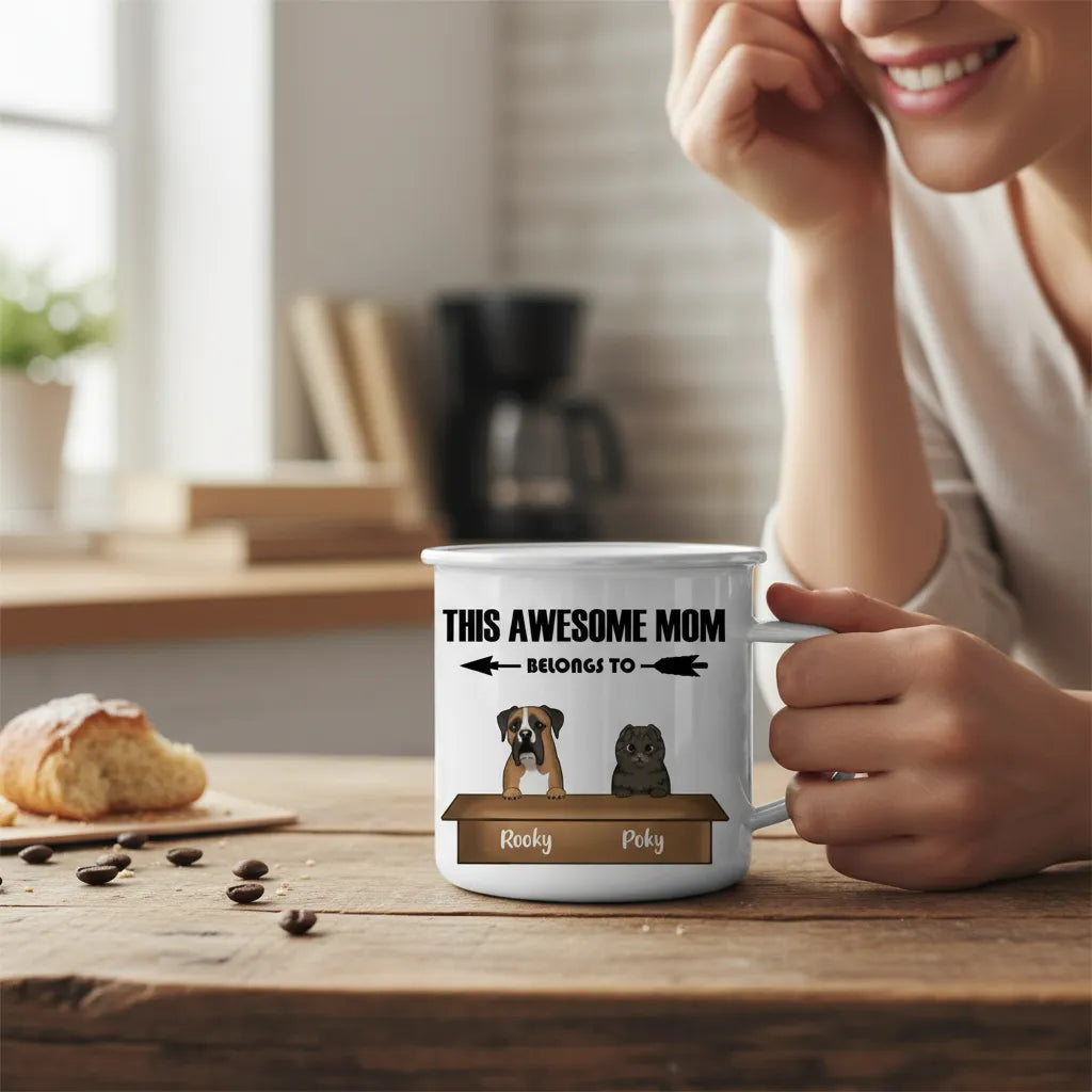 Personalized Camping Mug This Awesome Pet Mom Belongs To