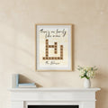 Personalized Poster Family Names Crossword