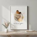 Personalized Poster Couple We Said Yes