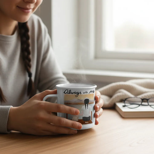 Personalized Camping Mug Always With Me Dog